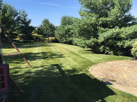 Great upper yard for kids 