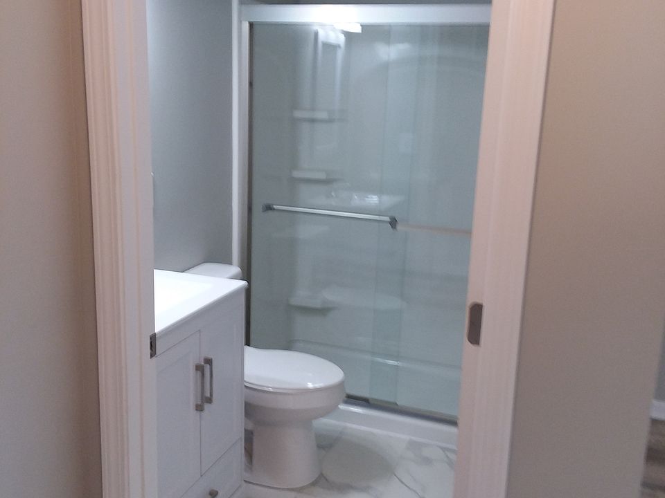 Bath with walk in shower