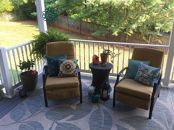 Large fenced in back yard