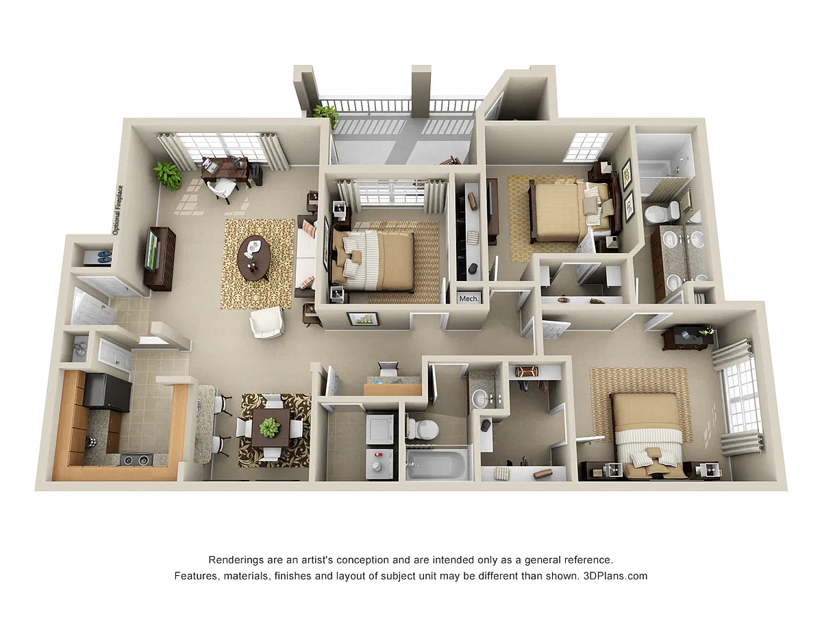 Floor plan Roanoke