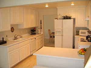 The kitchen is always sunny and bright