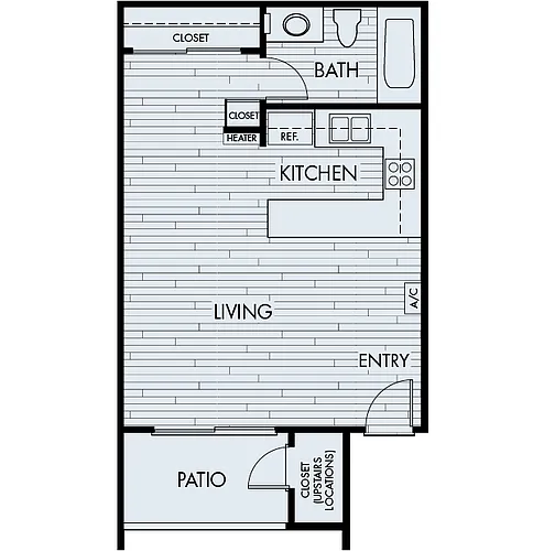 Floor plan Cerritos Plan SA