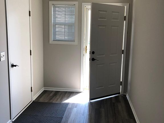 Spacious entry way with LVP flooring.