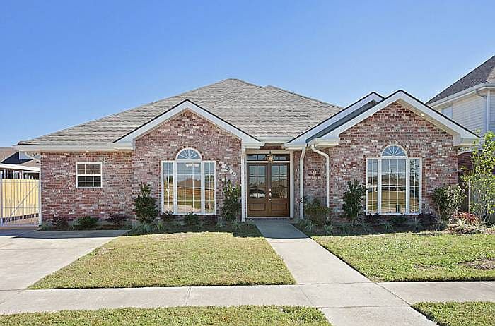 Front view of house