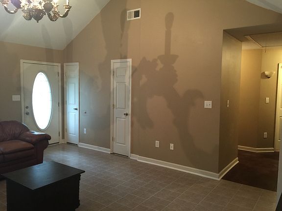 Front door entry and Living room