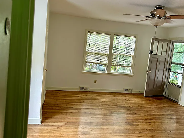 Large well lit living room.