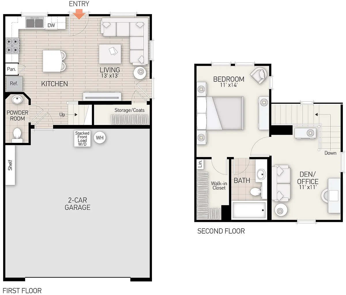 Floor plan Cadenza - Plan 1