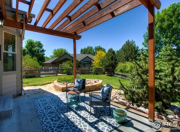 Covered patio & expanded patio