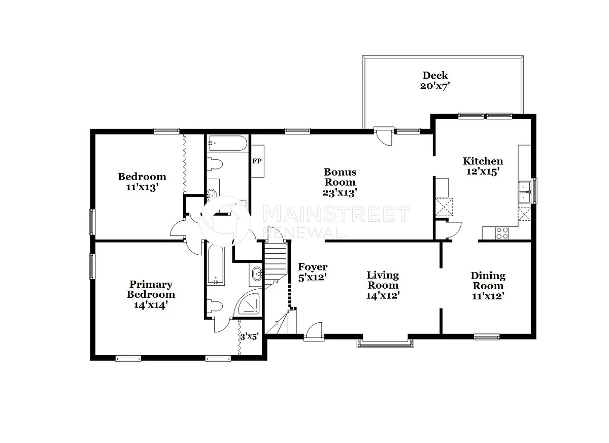 Floor Plan - 14412 Wilshire Cir