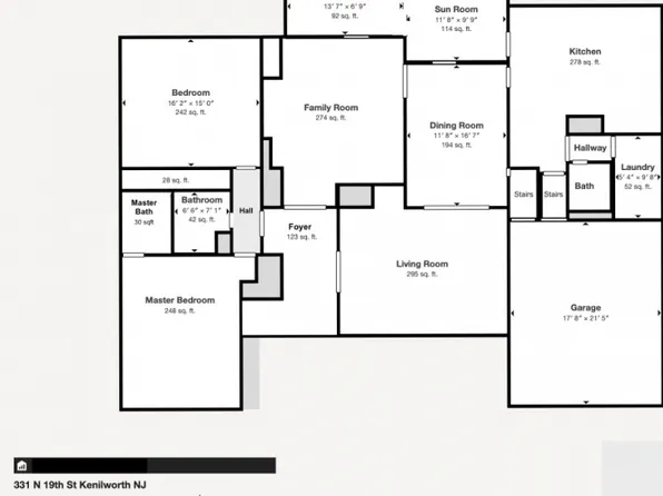 331 N 19Th St, Kenilworth Boro, NJ 07033