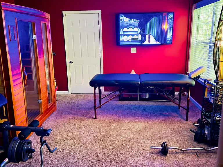 Workout room lower level