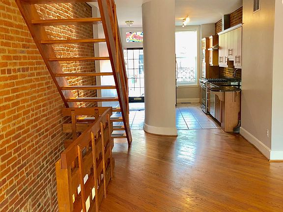 Entryway and kitchen