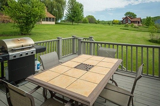 Back deck looking east