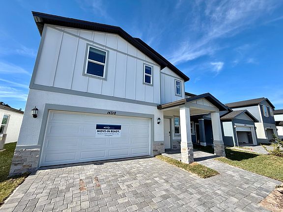 The Redwood floorplan at 14318 SW New Dawn Rd.