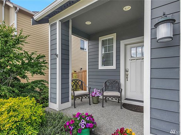 Front entry and patio.