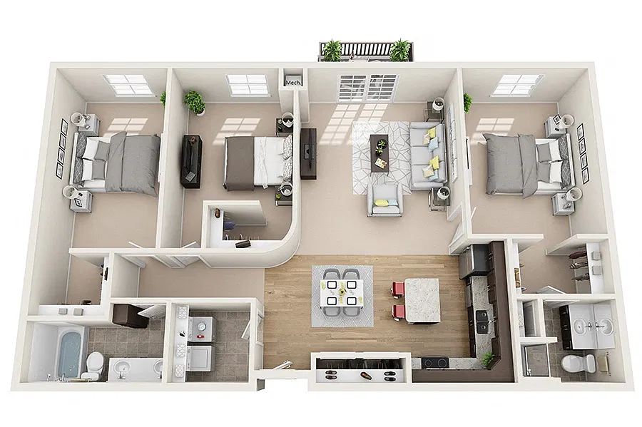 Floor plan C3