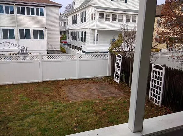View from the back porch