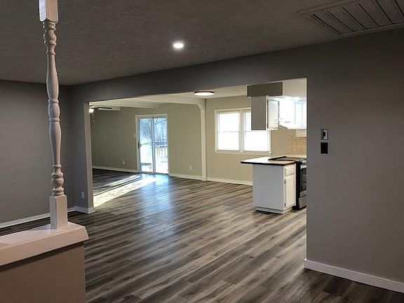 View from the front door into the home.