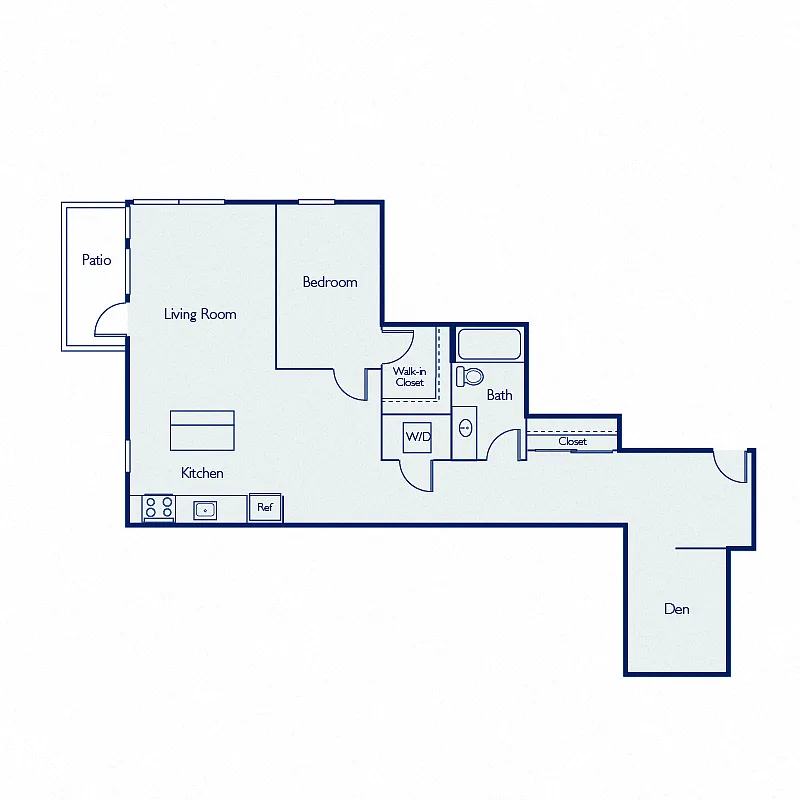 Floor plan A1R + den