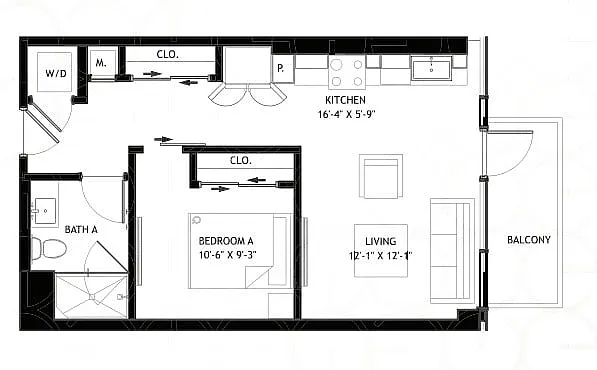 Floor plan A13