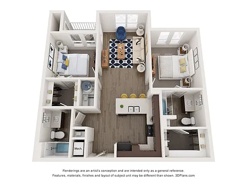 Floor plan B