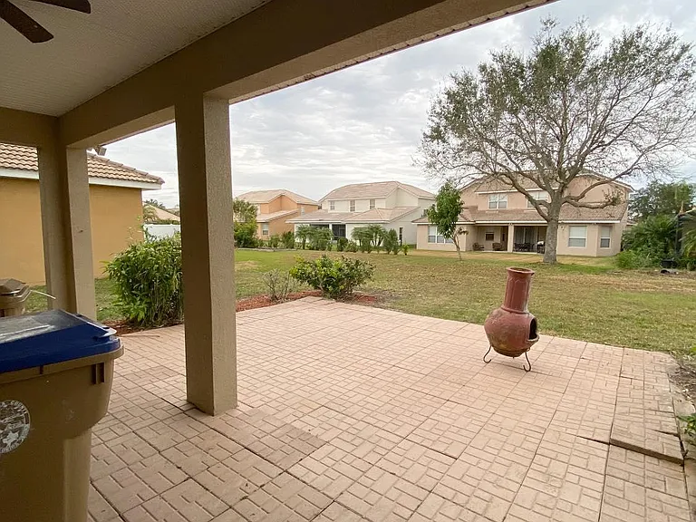 Extended Patio (backyard)