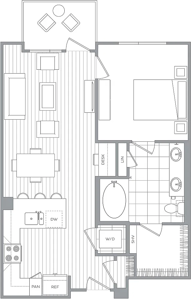 Floor plan A1B