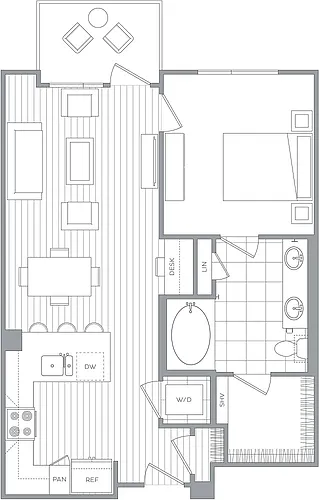 Floor plan A1B