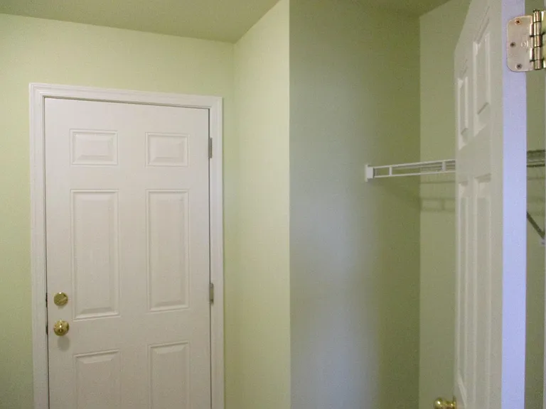 Reverse view of laundry room