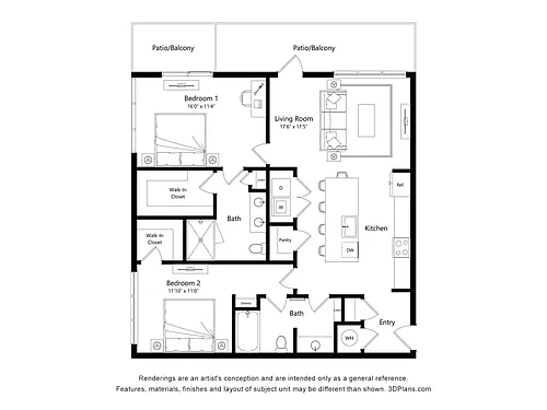 Floor plan B3 ALT 1