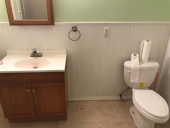 Full bath with large closet.