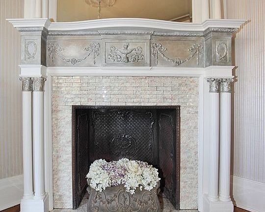 Living rm fireplace