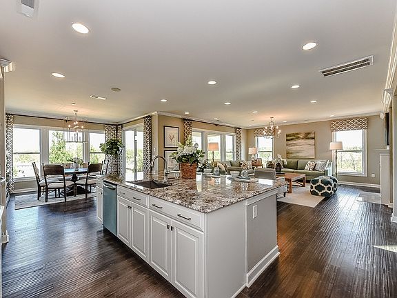 Kitchen, Morning, and Great Room