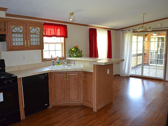 Eat in kitchen, view to deck