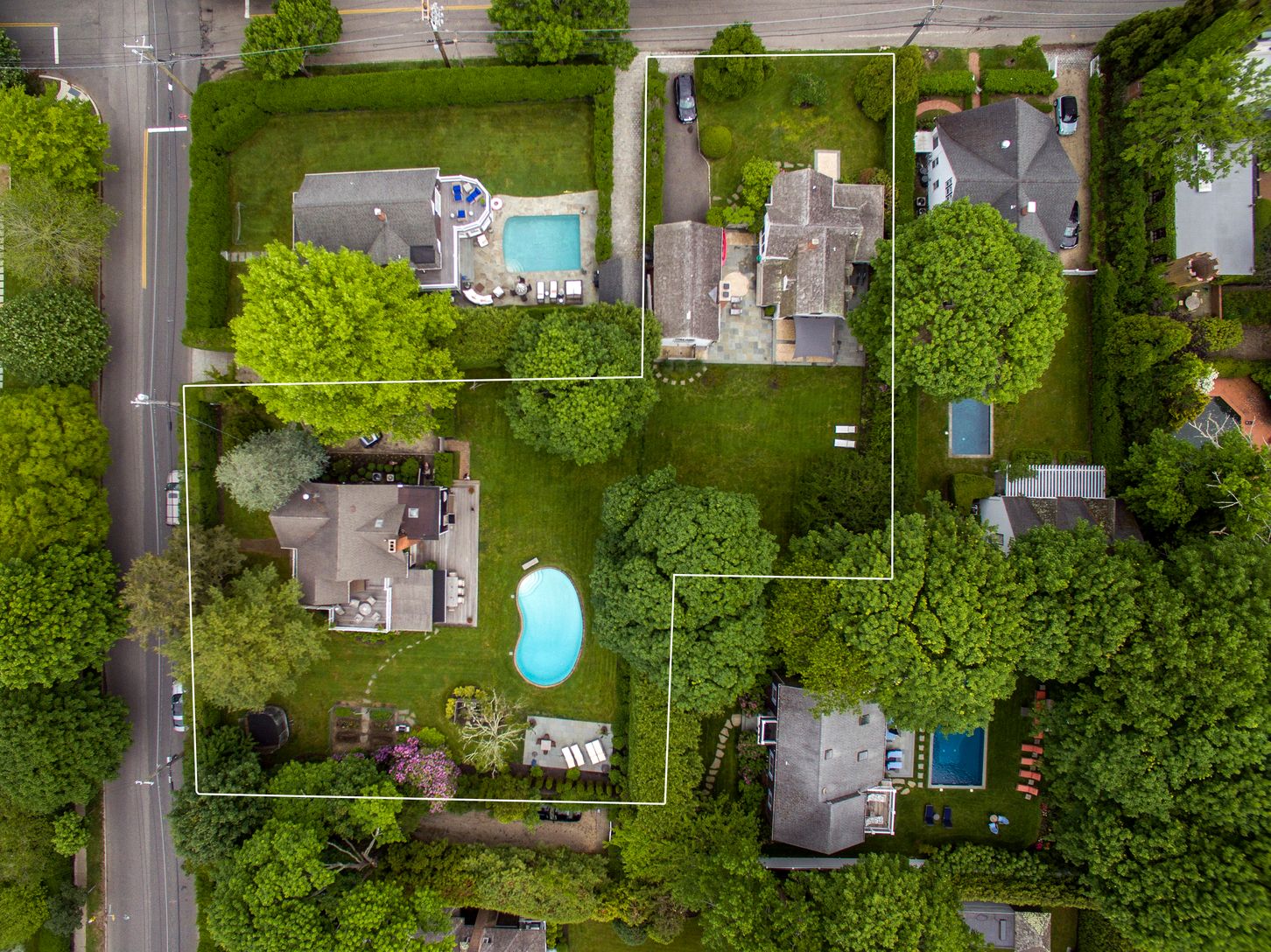  Aerial of both properties