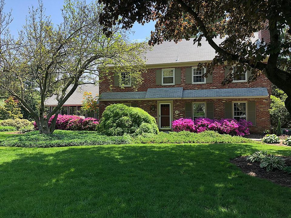 Front view in spring