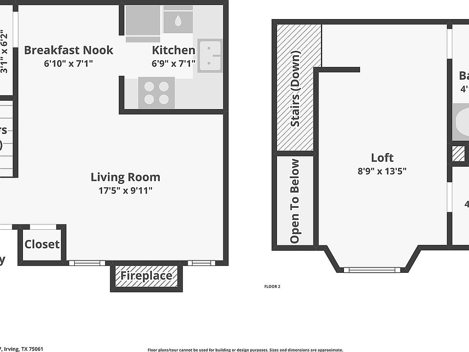 Studio - Loft floorplan