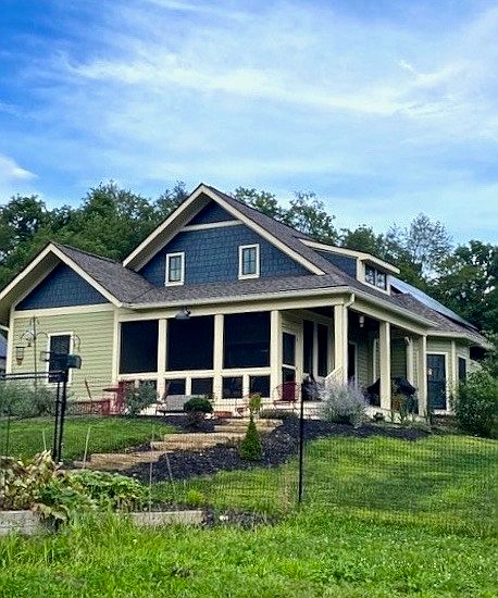 Garden side view