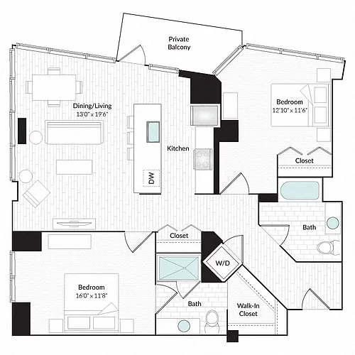 Floor plan North Maroon Peak