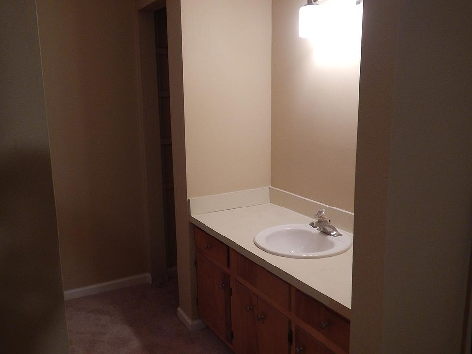 Large Master Bath vanity with linen closet conveniently located to the left