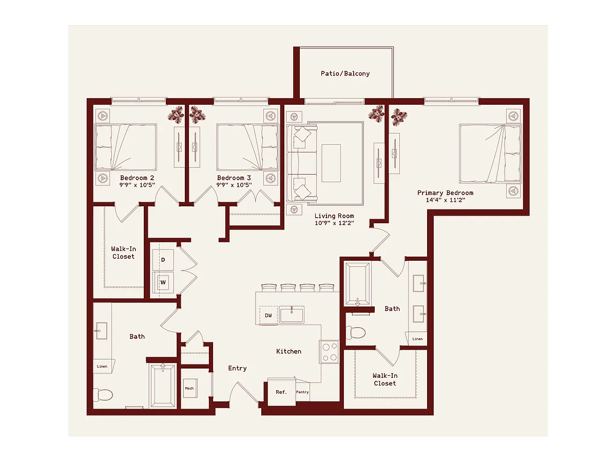 Floor plan Bridges