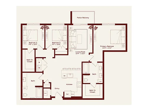 Floor plan Bridges