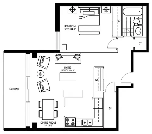 Floor plan 810