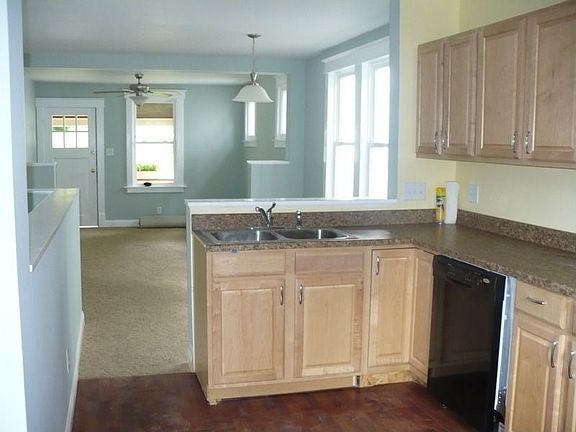 from the kitchen to the front door