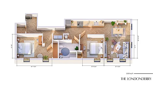 Floor plan The Londonderry