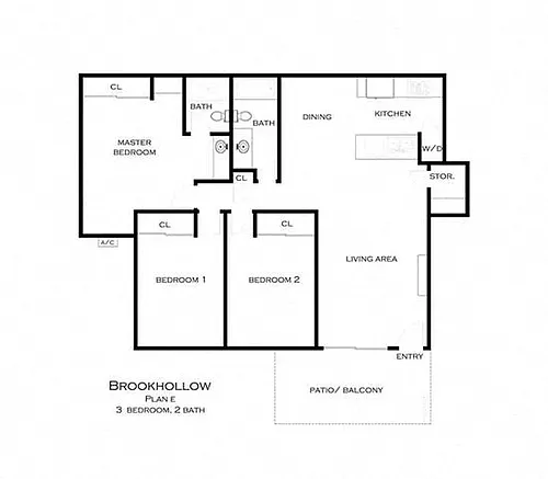 Floor plan Plan E