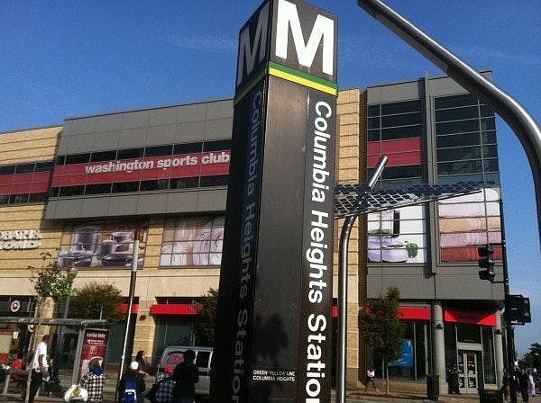 less than a 15 min walk to the columbia heights metro and re