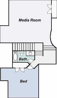 Upstairs Foor Plan Reverse