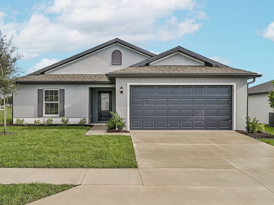 The Bokeelia is a beautiful single story homes with front yard landscaping