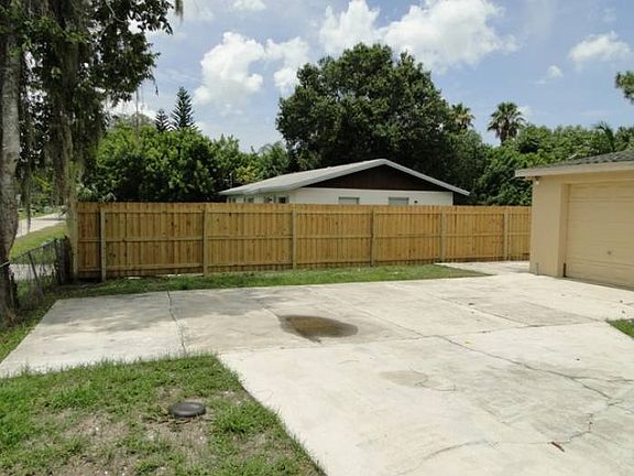 Fenced in yard area